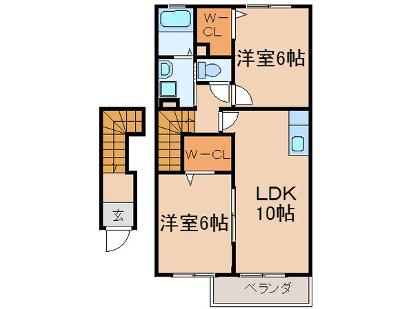 サニーヴィラの物件間取画像